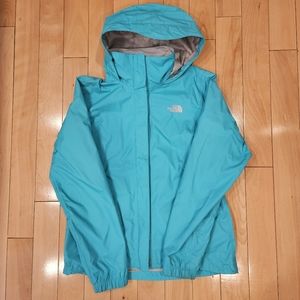 Women's The North Face Waterproof Jacket (Hyvent in turquoise colour)